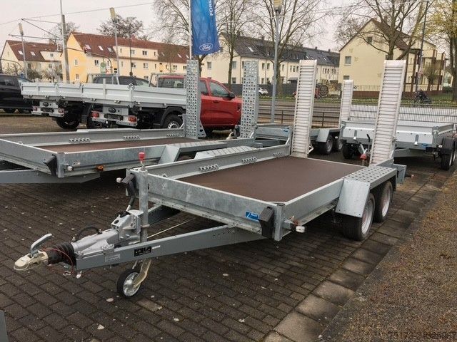 Trailer with working platform STEMA BMAT   Baumaschinenanhänger 100kmh