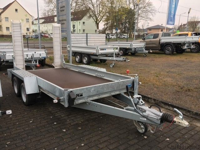 Trailer with working platform STEMA BMAT   Baumaschinenanhänger 100kmh