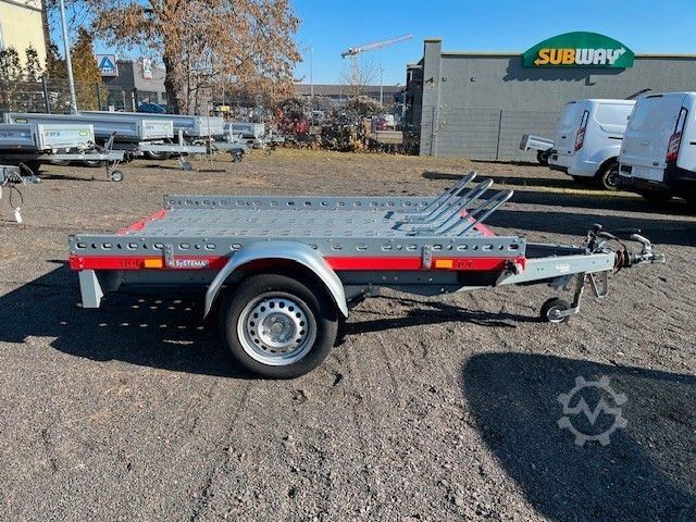 Motorradanhänger STEMA ST 02-1  3 Motorradtransporter 100Kmh RAMPE