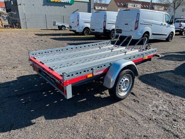Motorradanhänger STEMA ST 02-1  3 Motorradtransporter 100Kmh RAMPE