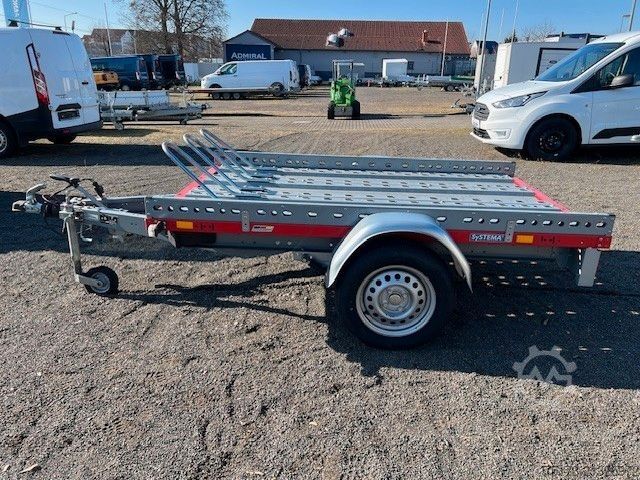 Motorradanhänger STEMA ST 02-1  3 Motorradtransporter 100Kmh RAMPE