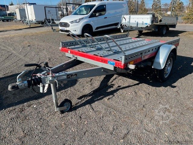 Motorradanhänger STEMA ST 02-1  3 Motorradtransporter 100Kmh RAMPE