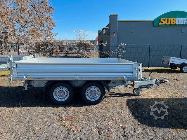 Dreiseitenkipper Anhänger STEMA Trius 3-Seitenkipper  Tandemachse