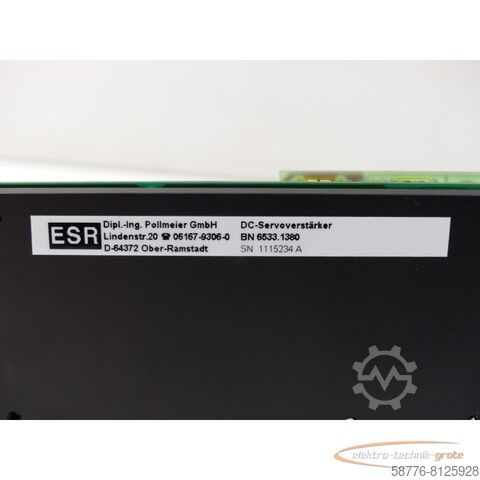 Component ESR BN 6533.1380 DC-Servoverstärker SN:1115234A  !