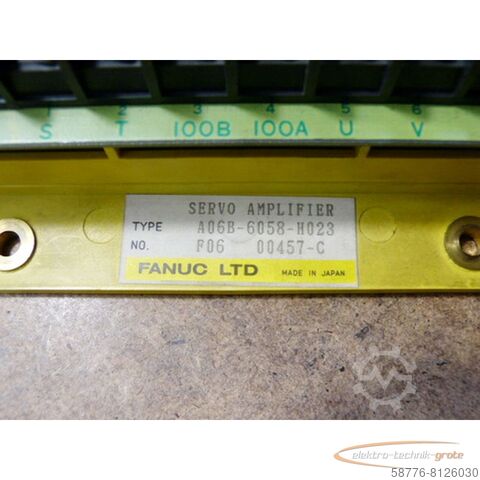 Component Fanuc A06B-6058-H023 Servo Amplifier   - ! -