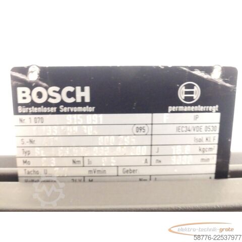 Control unit Bosch Stator für SE-LB3 .000 Servomotor SN 471