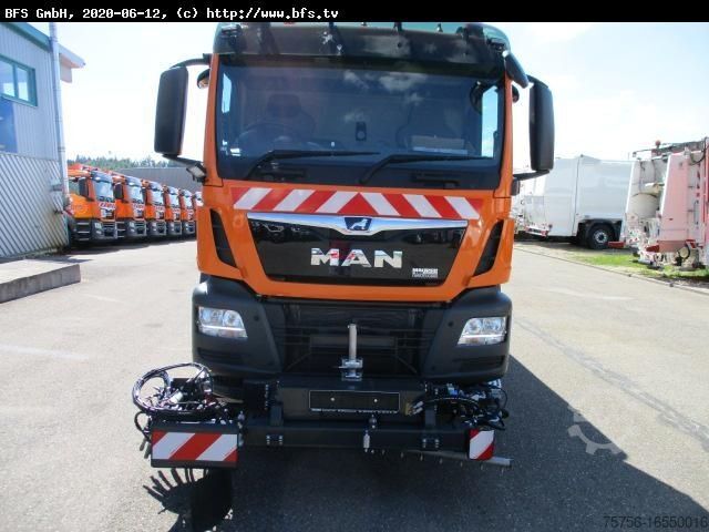 Kehrmaschine MAN TGS 18.400 4X2 BL Bucher OF 8000 RS Drehjet beid