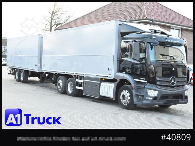LKW mit Kofferaufbau MERCEDES-BENZ Antos, 2546, Getränke, LBW, Lift-Lenkachse