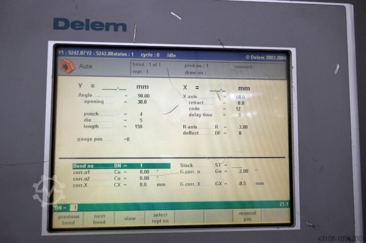 Press brake Baykal AHS3106x120