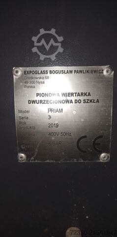 Glass drilling machine Expoglass ® PRIAM