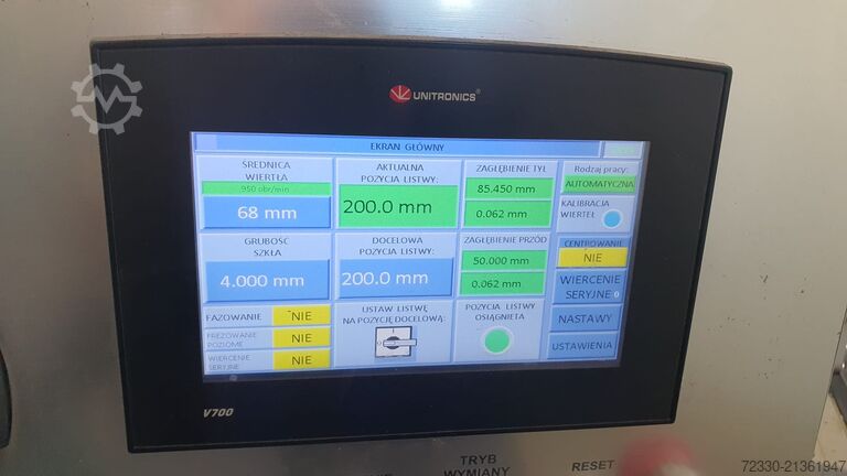 Glass drilling machine Expoglass ® PRIAM