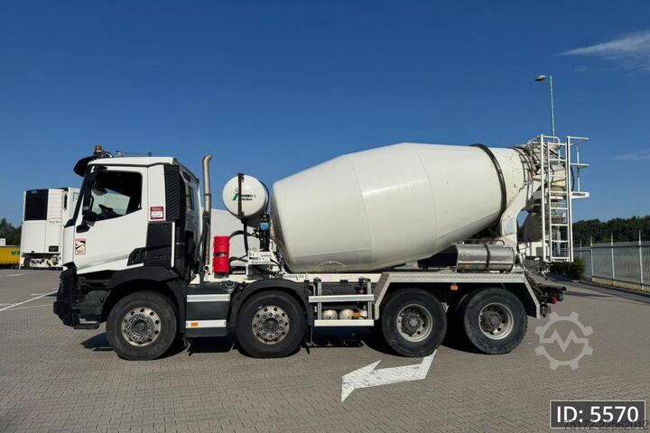 Mixer Renault C430 Day Cab, Euro 6, / 8x4 / Full steel / Reta...