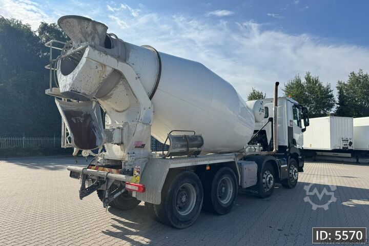 Mixer Renault C430 Day Cab, Euro 6, / 8x4 / Full steel / Reta...