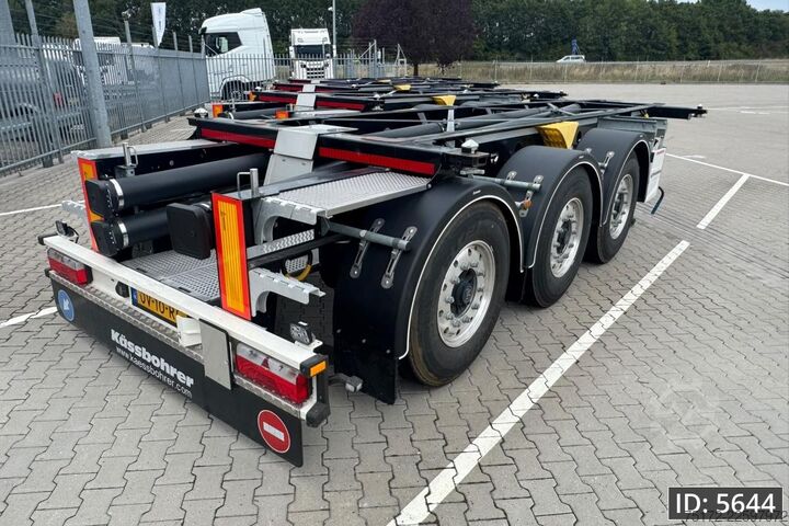 Containertransport Kässbohrer XS Tankchassis ADR / BPW Axles / Alu rims / Mor...