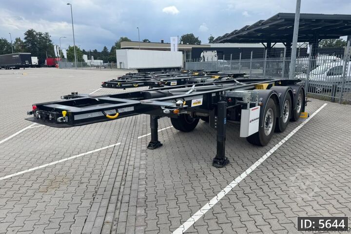 Containertransport Kässbohrer XS Tankchassis ADR / BPW Axles / Alu rims / Mor...