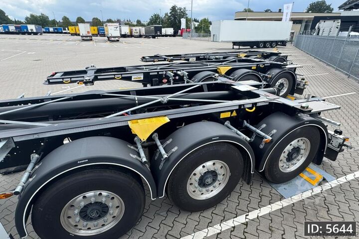 Containertransport Kässbohrer XS Tankchassis ADR / BPW Axles / Alu rims / Mor...