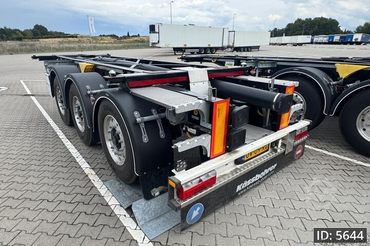 Containertransport Kässbohrer XS Tankchassis ADR / BPW Axles / Alu rims / Mor...