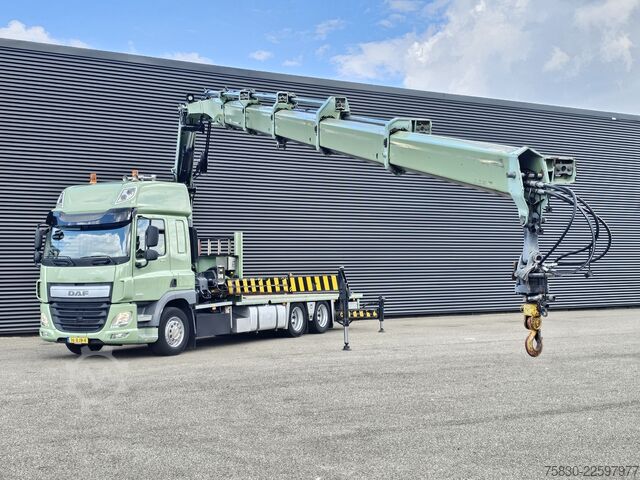 Crane truck DAF CF 440 6x2 / HIAB 42 tm CRANE / KRAN