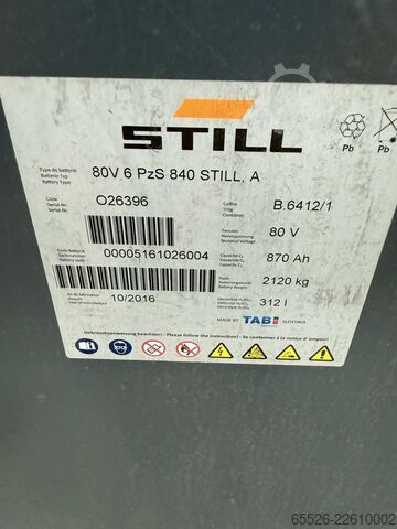 Electric 4-wheel forklift Still RX 60-50-600 / 725 Std. / NEUWERTIG