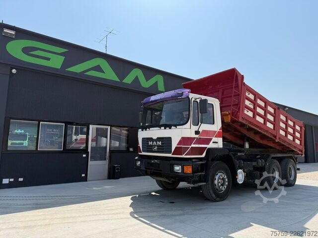Three-sided tipper truck MAN 33.422 Kipper 6x4 33Ton