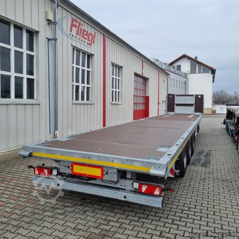 Auflieger mit offener Pritsche Fliegl 3-Achs Plateau Sattel SDS 380 Mega
