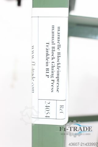 Blockleimpresse / Block Gluing Press Tränklein BLP