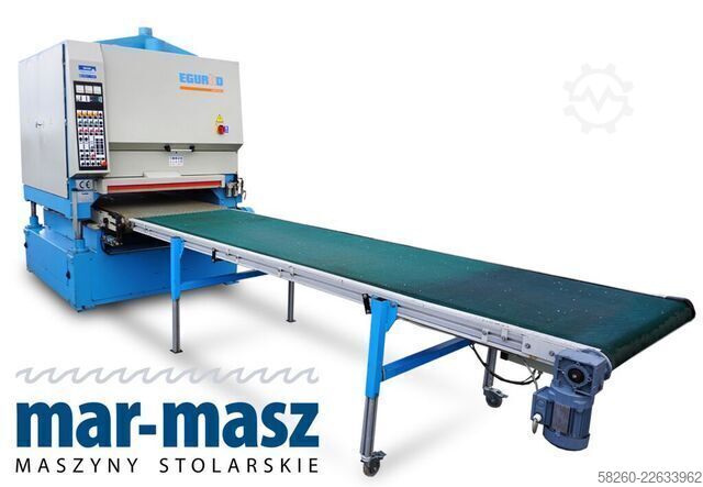 Wide belt sander 3 units Egurko LMF 1100 