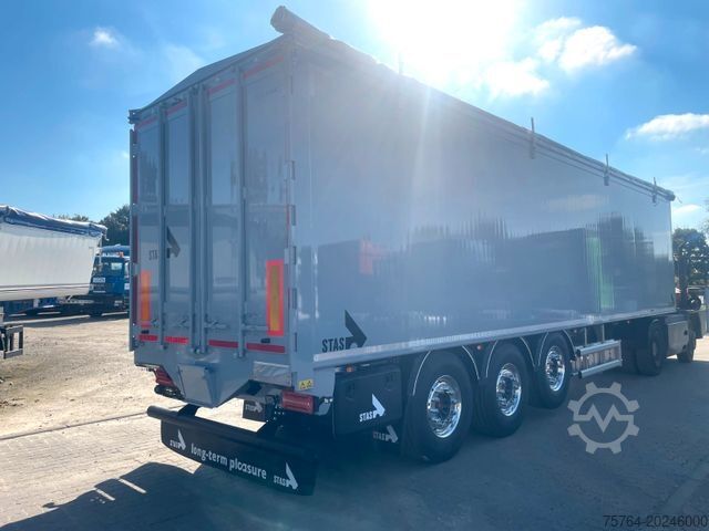 Walking floor semitrailer STAS 60m³ Agrar/Farm/Schubboden/Trichter/Auch Miete!