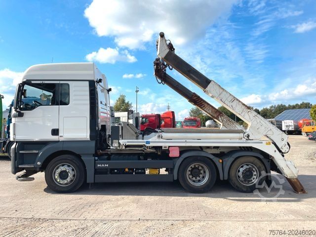 Skip truck MAN TGX 26.420/Meiller Absetzkipper AK16/6x2/Gelenkt