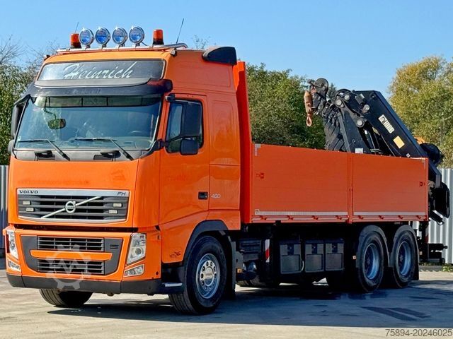 Truck mounted crane VOLVO FH 460 * HIAB 377 E - 7 HIPRO + FUNK * 6x4