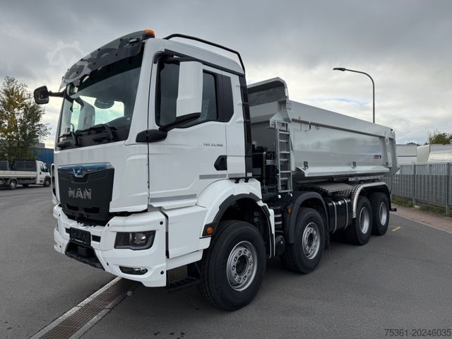 Tipper truck MAN 35.480 BB Schmitz Hinterkipper
