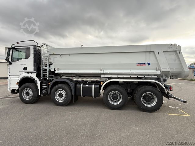 Tipper truck MAN 35.480 BB Schmitz Hinterkipper