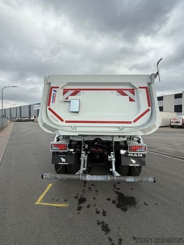 Tipper truck MAN 35.480 BB Schmitz Hinterkipper