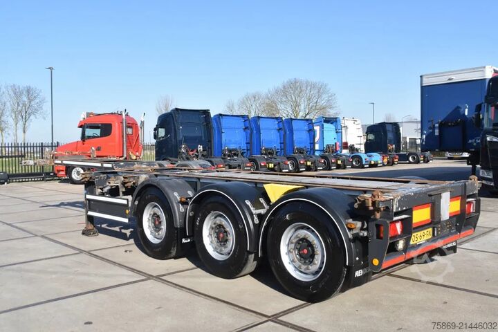 Container transportation Renders EURO 800 - 2 x EXTENDABLE - SAF AXLES - LIFT AX...