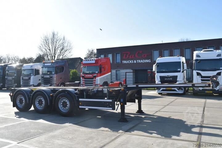Container transportation Renders EURO 800 - 2 x EXTENDABLE - SAF AXLES - LIFT AX...