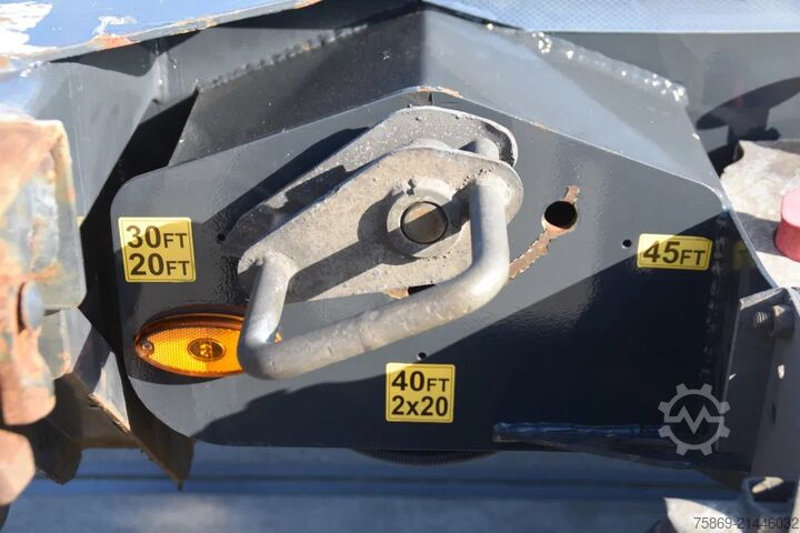 Container transportation Renders EURO 800 - 2 x EXTENDABLE - SAF AXLES - LIFT AX...