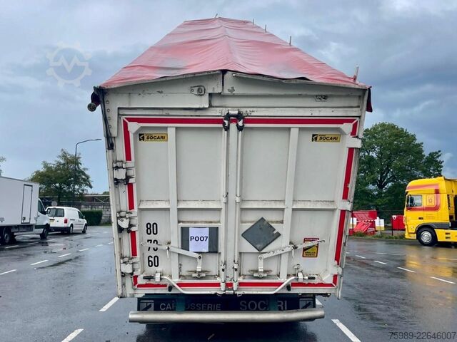 Kipper Trouillet SOCARI 69 m3 left side opens, self pump tyres, etc