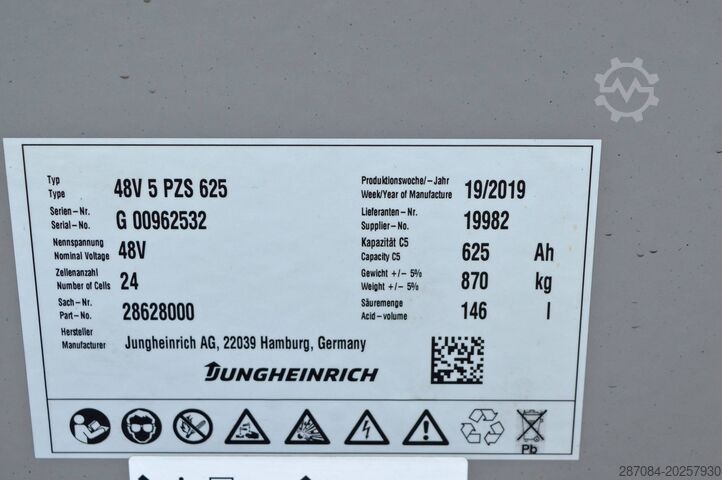 4-Rad-Gabelstapler Jungheinrich EFG 316k