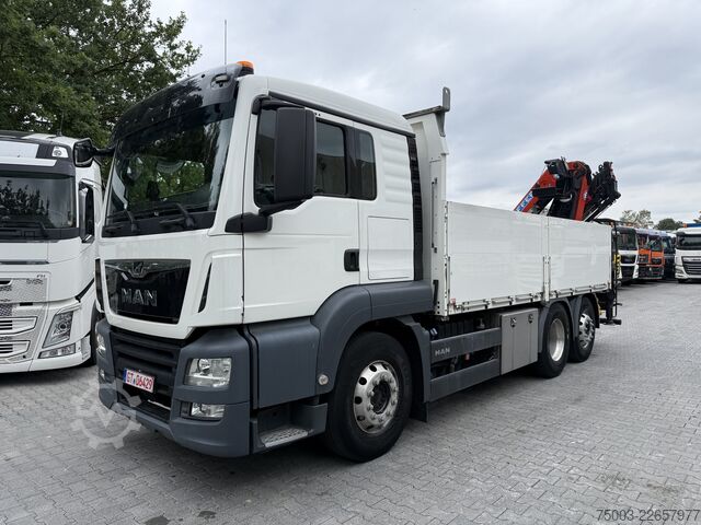 Truck mounted crane MAN TGS 26.470 6X2 Effer 215 bis 16 Meter