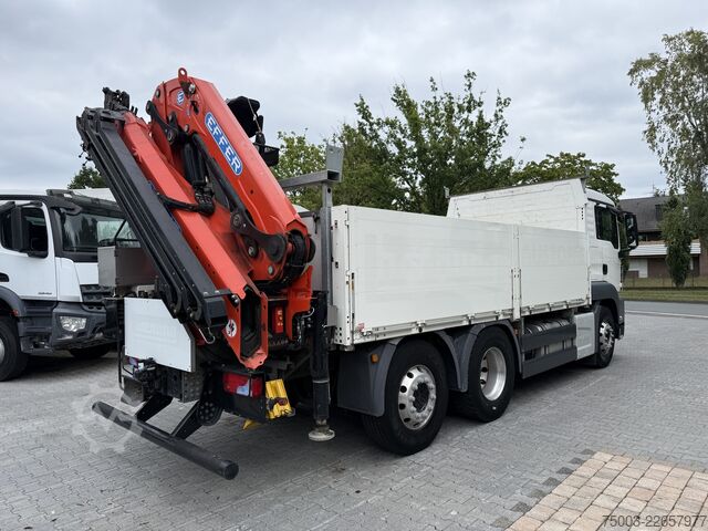 Truck mounted crane MAN TGS 26.470 6X2 Effer 215 bis 16 Meter