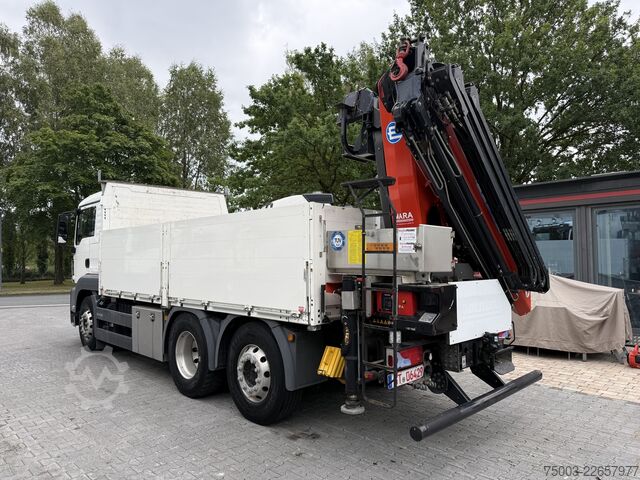 Truck mounted crane MAN TGS 26.470 6X2 Effer 215 bis 16 Meter