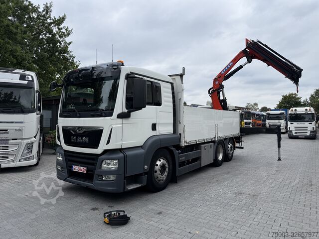 Truck mounted crane MAN TGS 26.470 6X2 Effer 215 bis 16 Meter