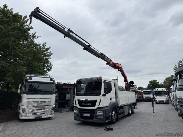 Truck mounted crane MAN TGS 26.470 6X2 Effer 215 bis 16 Meter