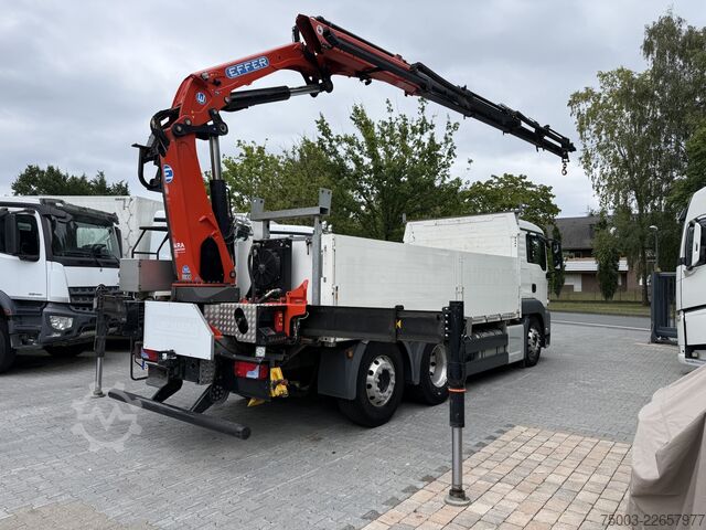 Truck mounted crane MAN TGS 26.470 6X2 Effer 215 bis 16 Meter