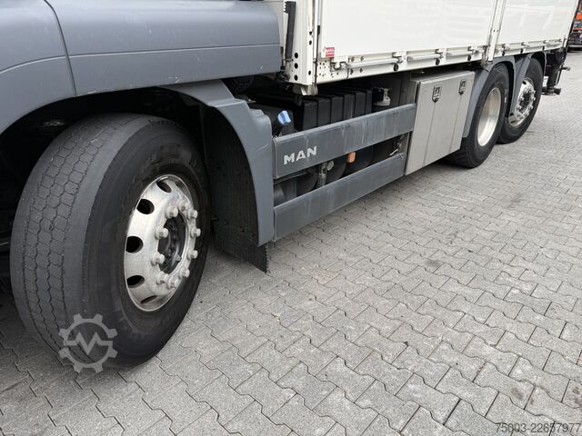Truck mounted crane MAN TGS 26.470 6X2 Effer 215 bis 16 Meter
