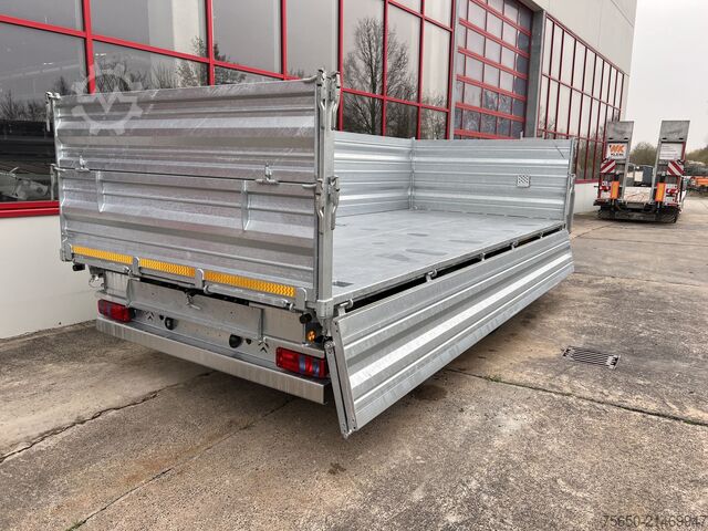 Tipper trailer Möslein TTD 19 AB  19 t Tandemkipper Tieflader, Breitbereifung Aufsatzbordwänden-- Neufahrzeug --