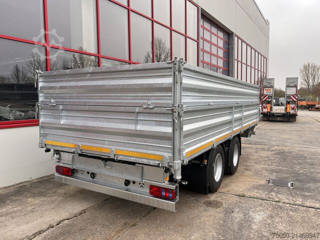 Tipper trailer Möslein TTD 19 AB  19 t Tandemkipper Tieflader, Breitbereifung Aufsatzbordwänden-- Neufahrzeug --