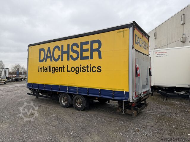 Anhänger mit Pritsche & Plane Möslein TPS 105 D-L  Tandemplane Ladebordwand + Durchladbar