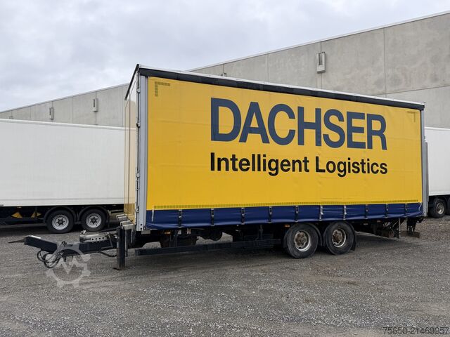 Anhänger mit Pritsche & Plane Möslein TPS 105 D-L  Tandemplane Ladebordwand + Durchladbar