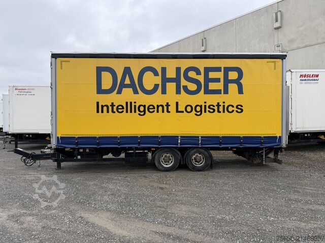 Anhänger mit Pritsche & Plane Möslein TPS 105 D-L  Tandemplane Ladebordwand + Durchladbar